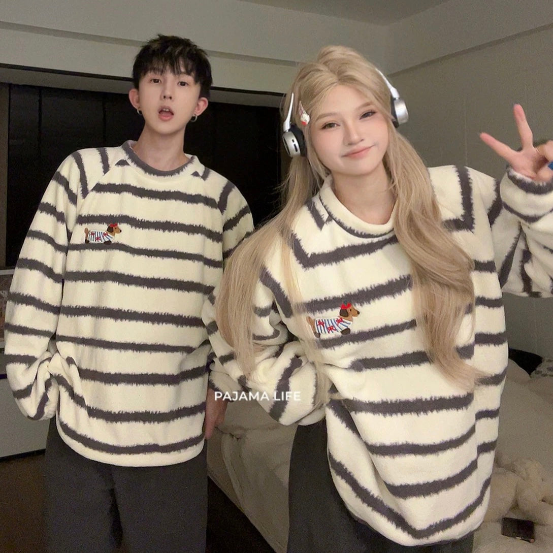 Coral Velvet Couple Wear - Dachshund (2 sets)