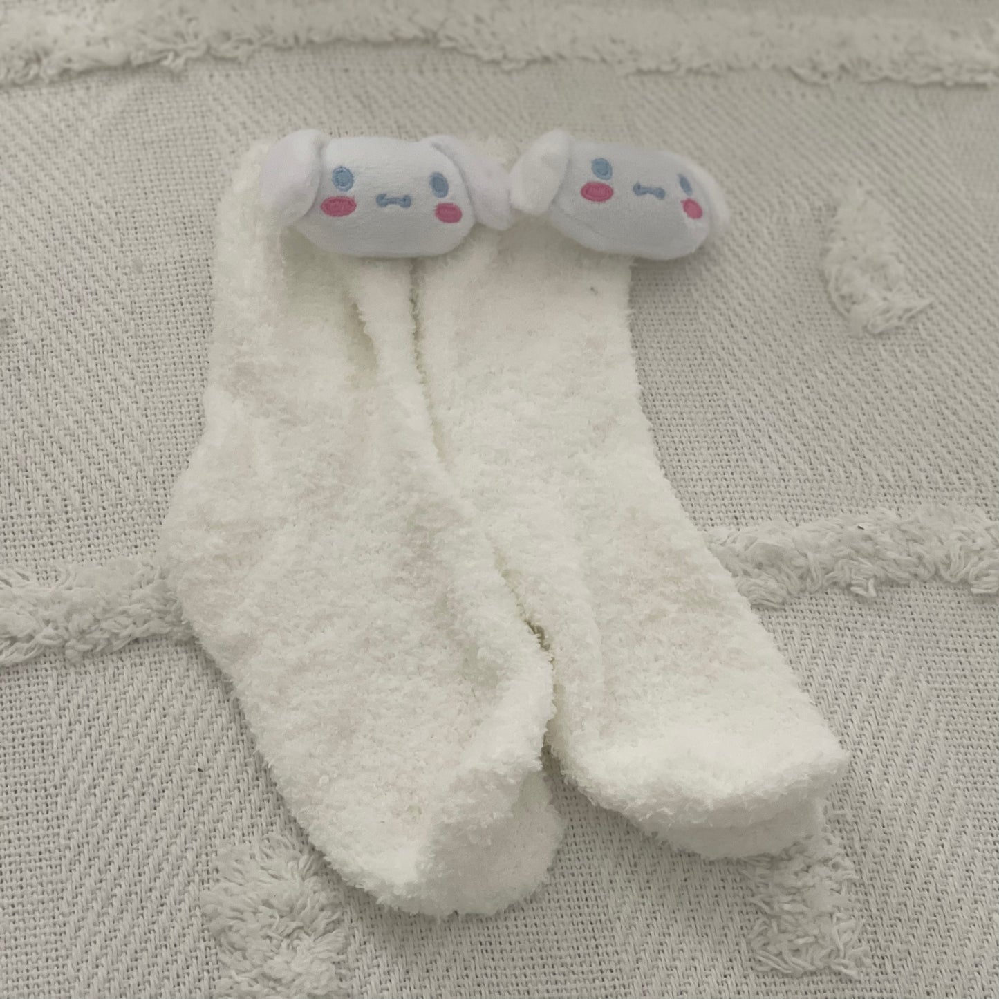 Coral Velvet Socks - Sanrio