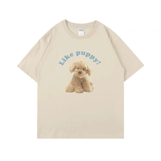 100% Cotton T-Shirts - Teddy Caramel