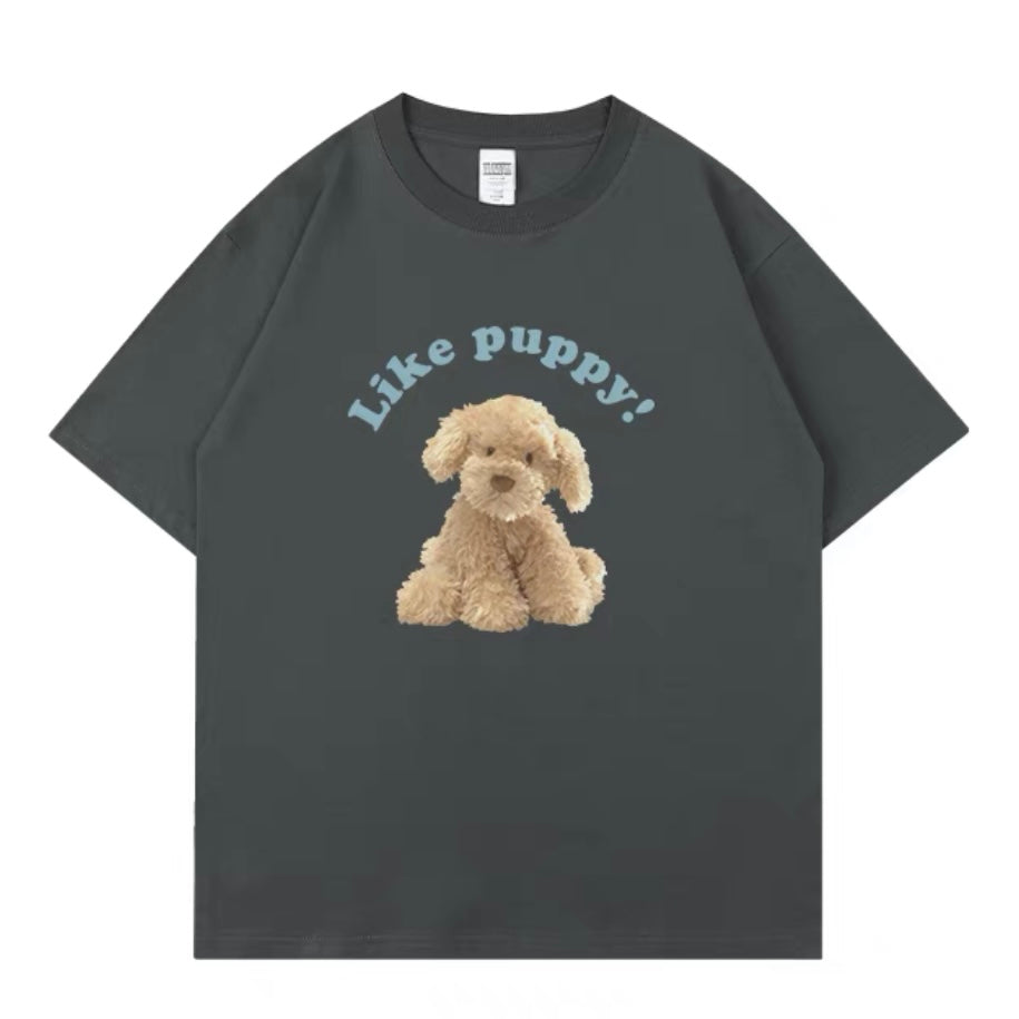 100% Cotton T-Shirts - Teddy Grey (Men Size)