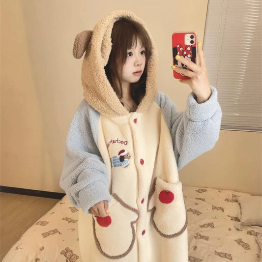 Coral Velvet Pyjamas - Dachshund