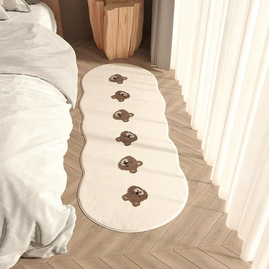 Bedroom Wool Mats - Cute Bear