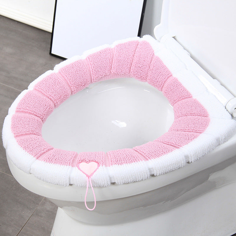 Toilet Seat Cover - Pink Heart