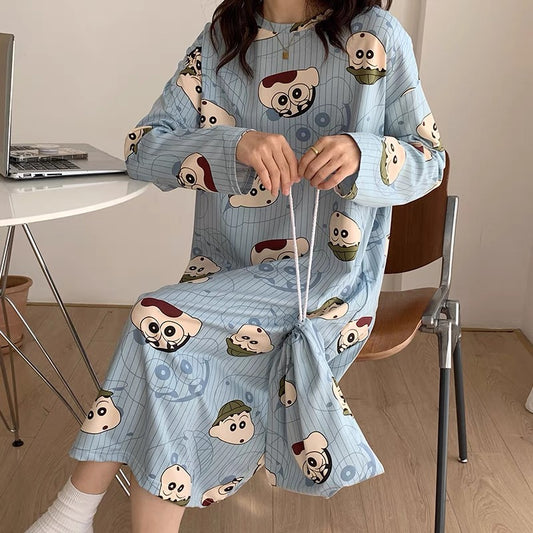 Milk cotton Nightie - Shinchan