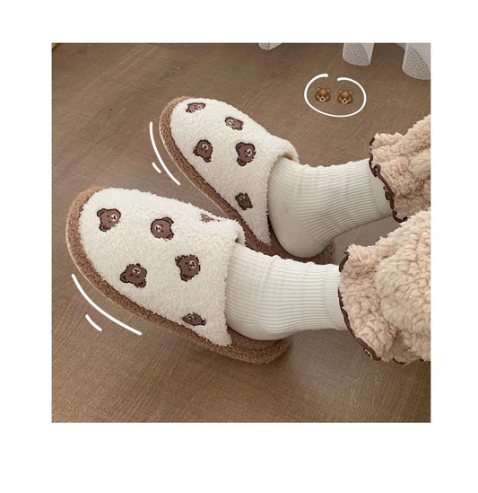 Winter Slippers - Cute Bear