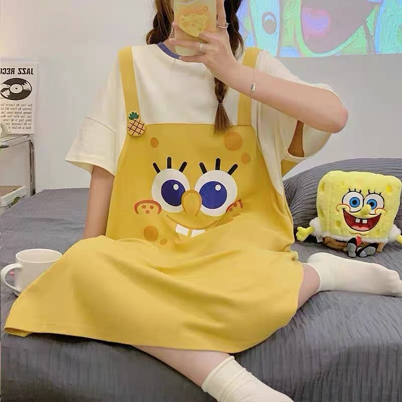 100% Cotton Nightie - Sponge Bob