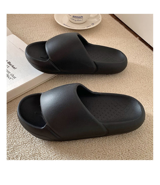 Slippers - Korean Style Black (Men Size)