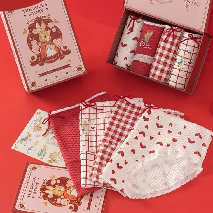 Underwear Giftbox - Peter Rabbit Red